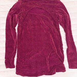 Sparkly Pink Long Sleeve Top